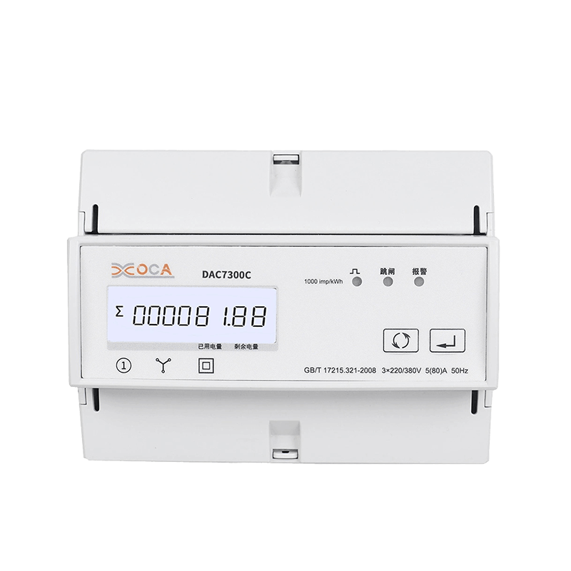 Dac7321c-CT DIN Raylı AC WiFi Trafolu Tuya Elektronik Enerji Sayacı