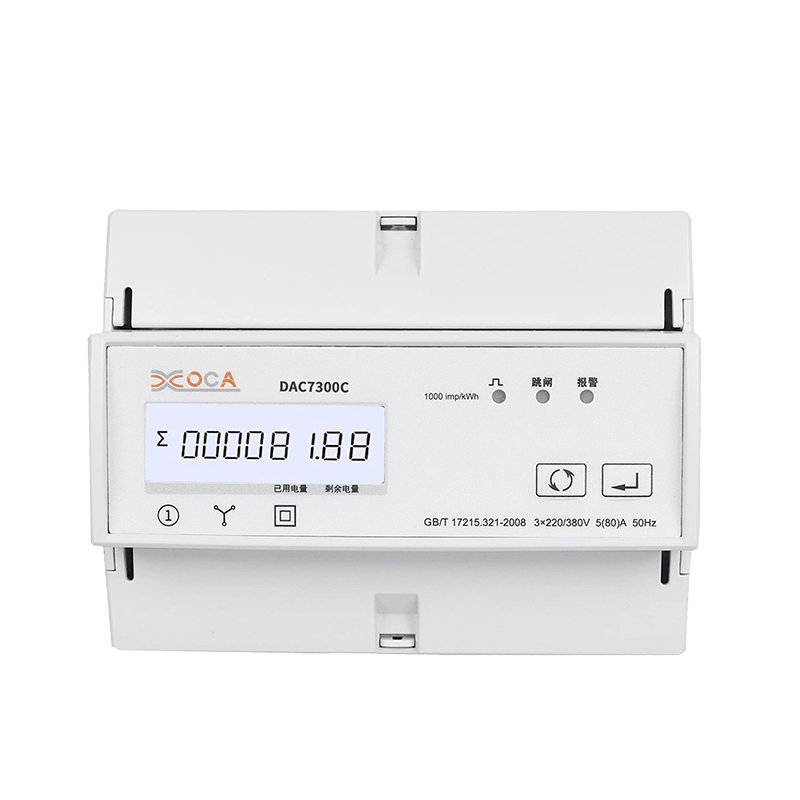 Dac7321c-CT DIN Raylı AC WiFi Trafolu Tuya Elektronik Enerji Sayacı