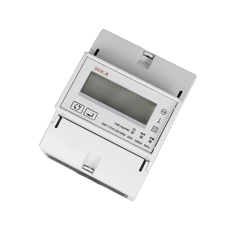 Dac4101C Röleli DIN Raylı Ön Ödemeli Tek Fazlı Modbus Elektrik Enerjisi Sayacı