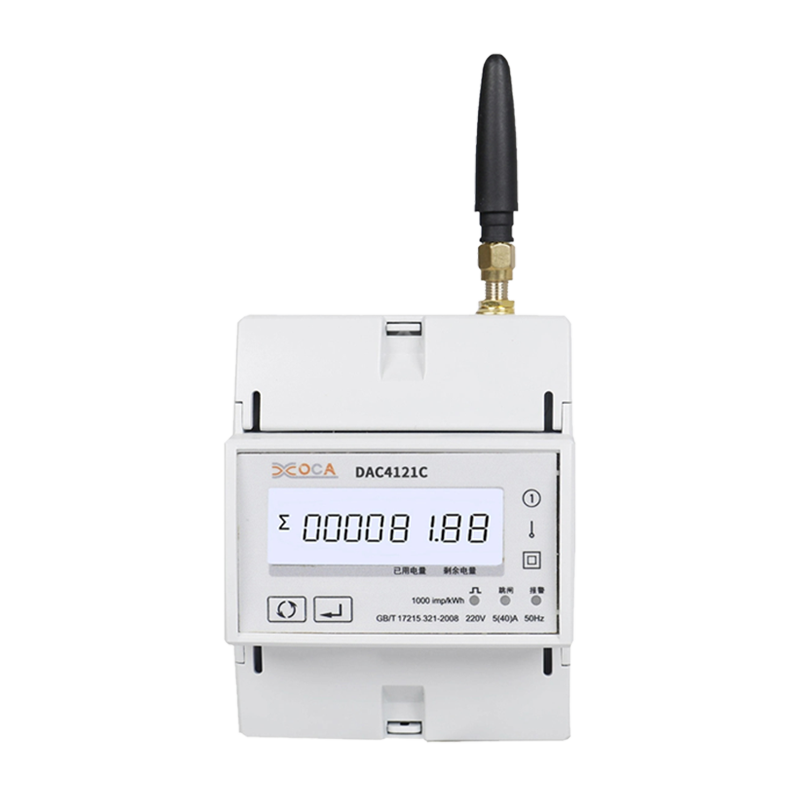 Dac4121C DIN Raylı AC Tek Fazlı Kablosuz Modbus Güç Ölçer