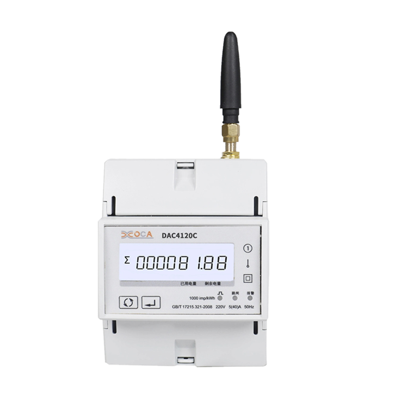 Dac4120c DIN Raylı Tek Fazlı AC Modbus Akıllı Çok Fonksiyonlu Enerji Ölçer