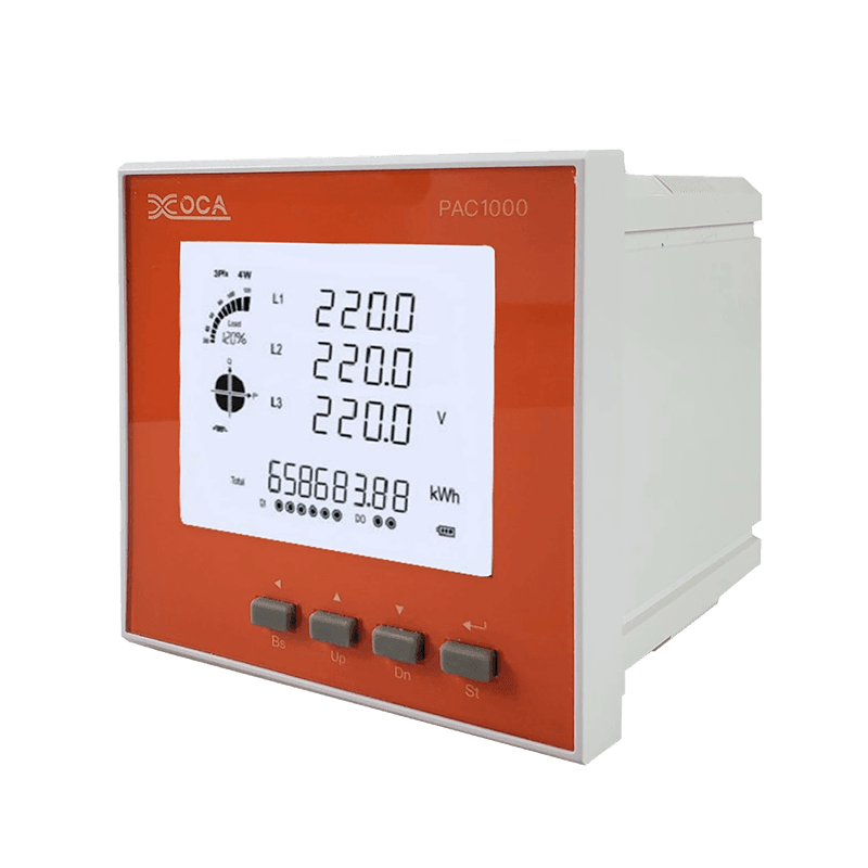 PAC5100 Kablosuz LCD Dijital Panel Elektrik Güç Ölçer