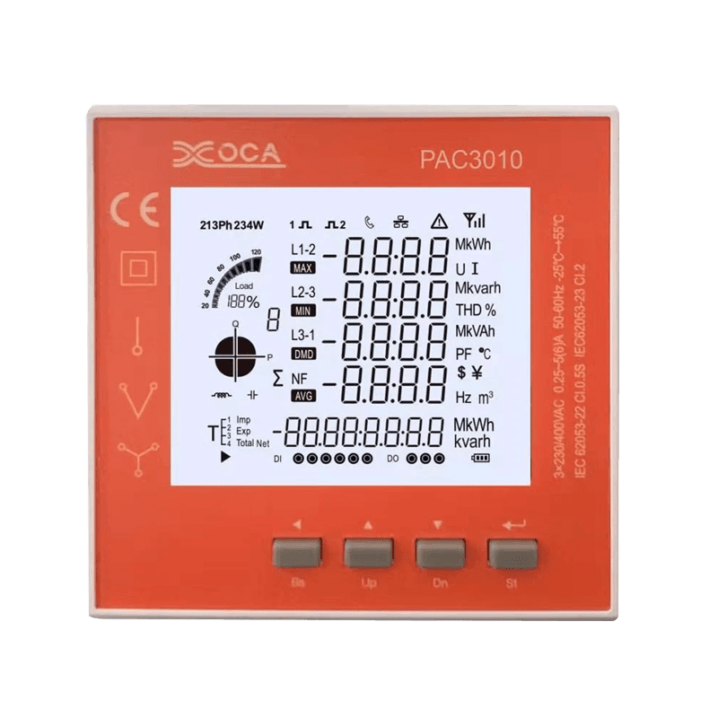 PAC3100 Akıllı Dijital LCD WiFi Elektronik Güç Ölçer