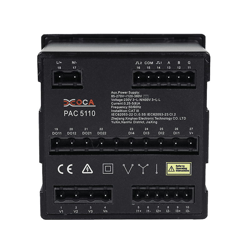 PAC5010 Akıllı Modbus LCD Panel Güç Ölçer Multimetre