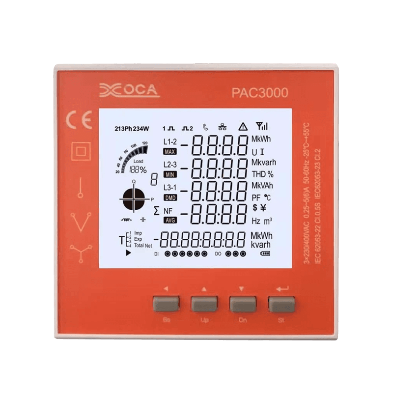 PAC3100 Akıllı Dijital LCD WiFi Elektronik Güç Ölçer