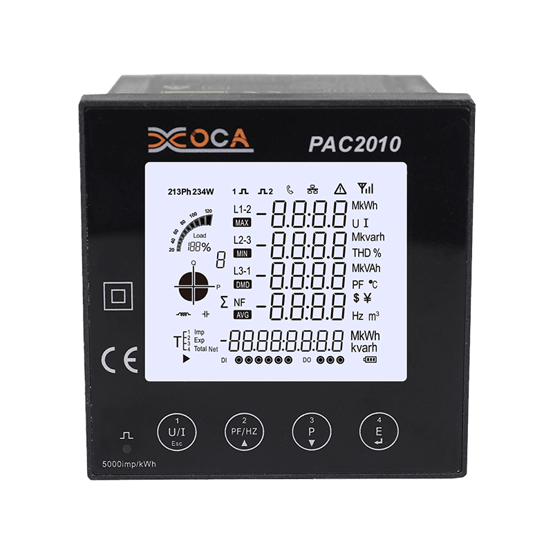 PAC5010 Akıllı Modbus LCD Panel Güç Ölçer Multimetre